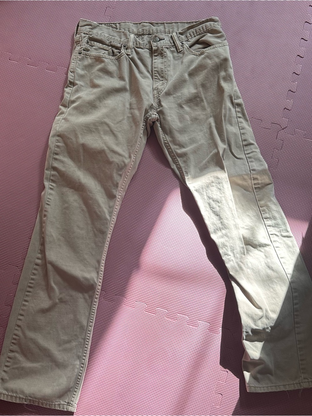 Levi's Men's Denim Pants in Light Tan